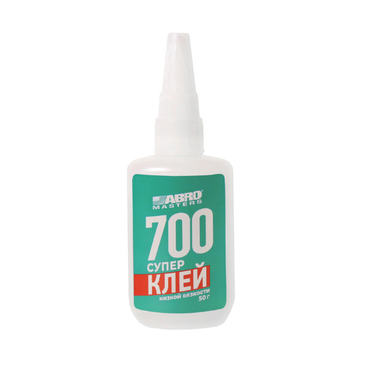 Суперклей низкой вязкости 700 ABRO MASTERS 50 г