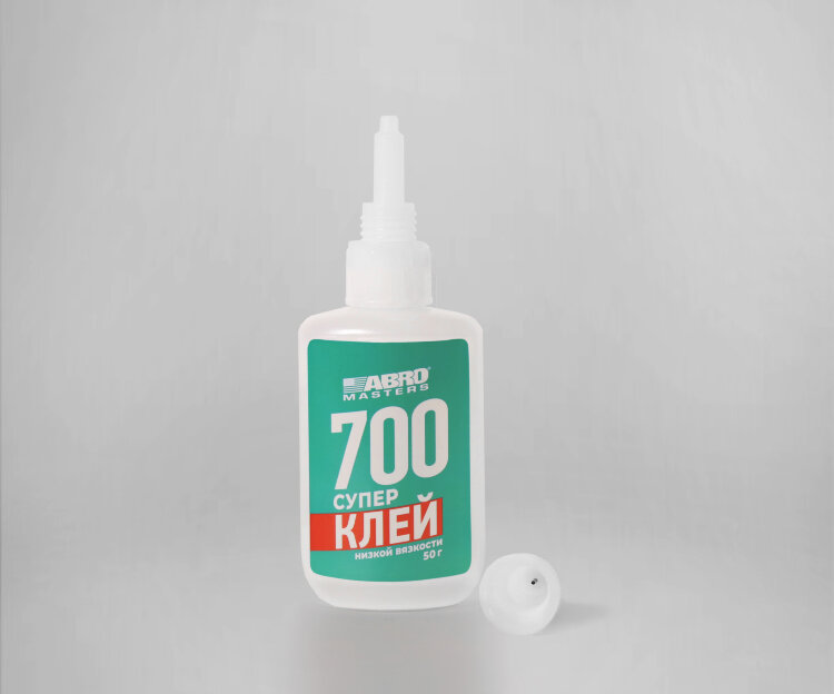 Суперклей низкой вязкости 700 ABRO MASTERS 50 г