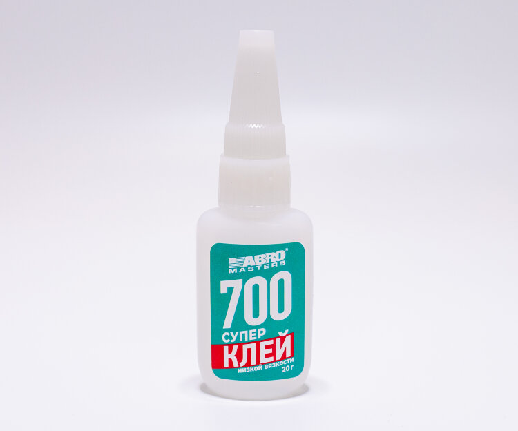 Суперклей низкой вязкости 700 ABRO MASTERS 20 г