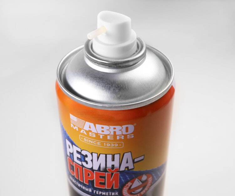 Герметик эластичный Резина-спрей  (черная) 450 мл